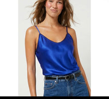 Load image into Gallery viewer, Royal Blue Whipstitch Tank Cami
