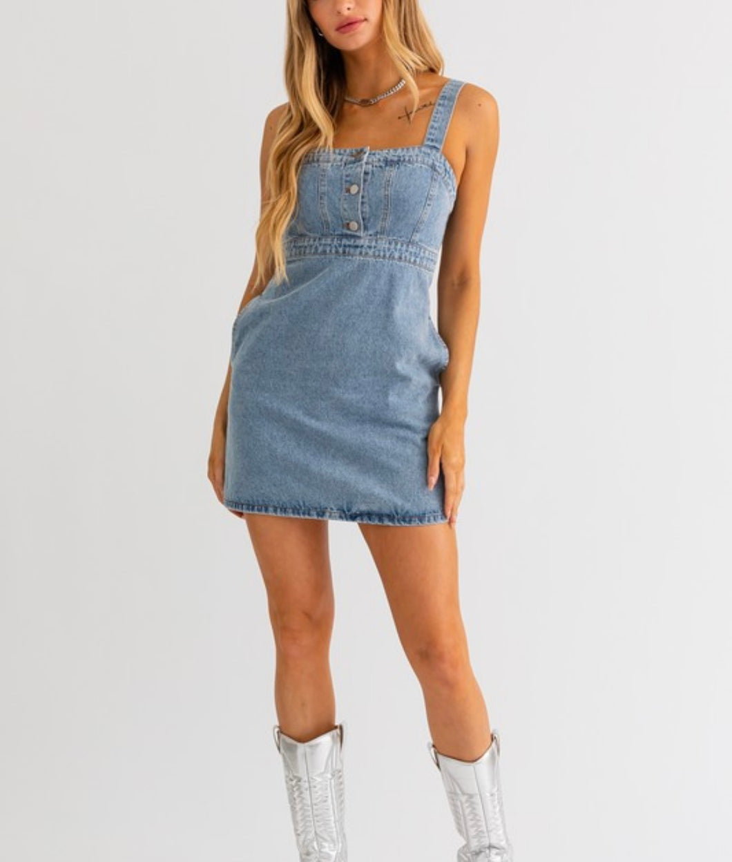 Jill Denim Mini Dress