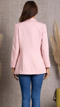 Load image into Gallery viewer, Sweet Thing Pink Double Breast Blazer
