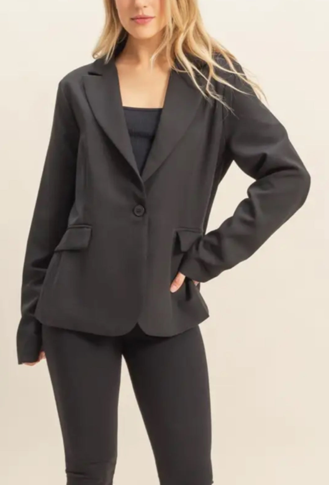 After Hours Single Button Blazer