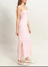 Load image into Gallery viewer, Ashley Striped Body con Tube Maxi Dress
