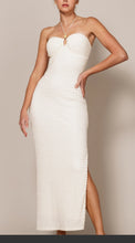 Load image into Gallery viewer, Maycee Textured Knit Halter Neck Maxi Dress
