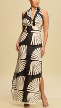 Load image into Gallery viewer, The Palms Halter Tie Back Maxi Dress
