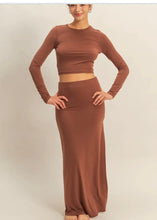 Load image into Gallery viewer, Bri Long Sleeve Crop Top
