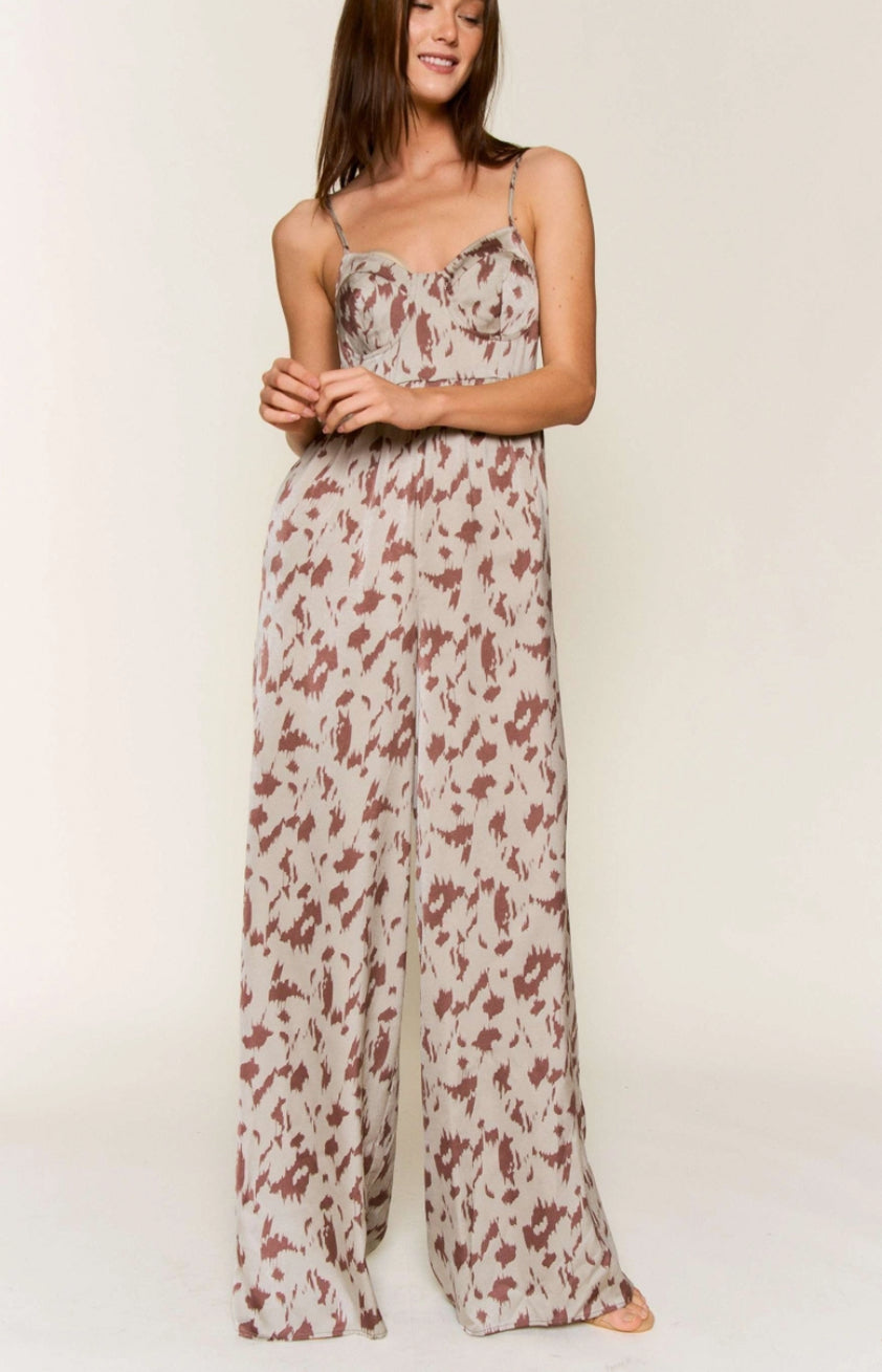 In The Wild Tie Back Jumpsuit