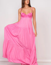 Load image into Gallery viewer, Sweet Like Sugar Pink Bustier Tank Maxi Dress
