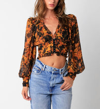 Load image into Gallery viewer, Leaf Me Alone Long Sleeve Crop BOGO free
