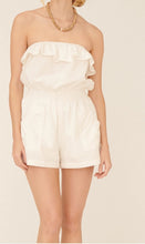 Load image into Gallery viewer, Makayla Ruffle Strapless Tube Romper
