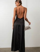 Load image into Gallery viewer, Taya Lace Panel Satin Maxi Slip Dress
