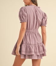 Load image into Gallery viewer, Julie Ruffle Tier Mini Dress
