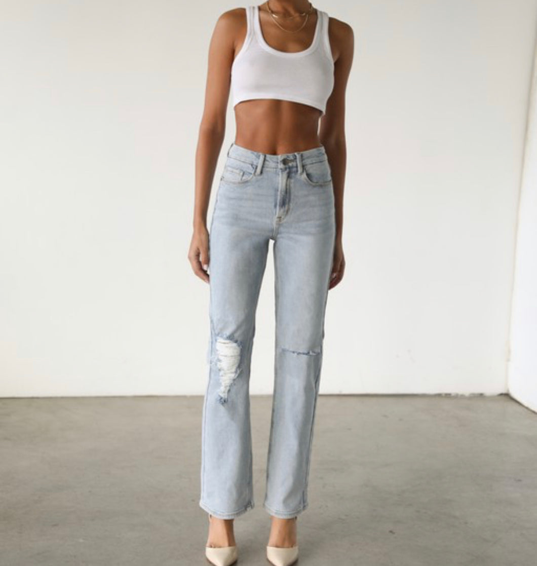 Ava Straight Leg Denim Jeans