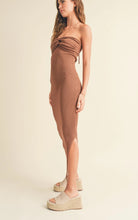 Load image into Gallery viewer, Cocoa Knit Halter Maxi Dress
