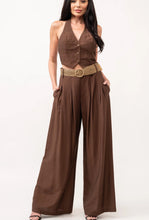 Load image into Gallery viewer, Nikki Wide Leg Belted Pants
