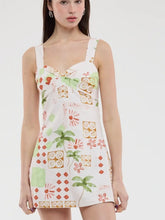 Load image into Gallery viewer, Resort Ready Linen Mini Dress With Shorts
