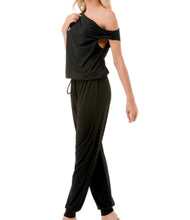 Load image into Gallery viewer, Lily Off Shoulder Jogger Jumpsuit
