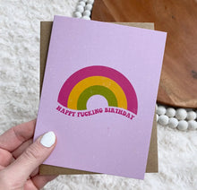 Load image into Gallery viewer, Happy F*ing Birthday Greeting Card

