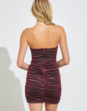 Load image into Gallery viewer, Time To Shine Ruched Mini Dress
