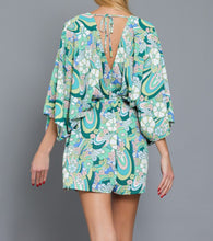 Load image into Gallery viewer, Erica Floral Print Kimono Romper
