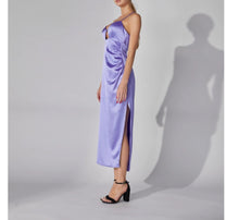 Load image into Gallery viewer, Dina Satin Midi Slip Dress
