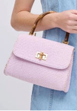 Load image into Gallery viewer, Bamboo Handle Crossbody Purse  Available In Two Colors
