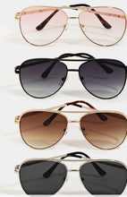 Load image into Gallery viewer, Classic Frame Aviator Sunglasses Available In Four Colors
