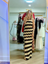 Load image into Gallery viewer, Crochet Tie Back Halter Dress
