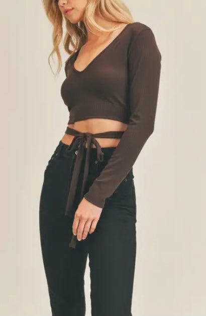 WRAP IT UP KNIT TOP BOGO free