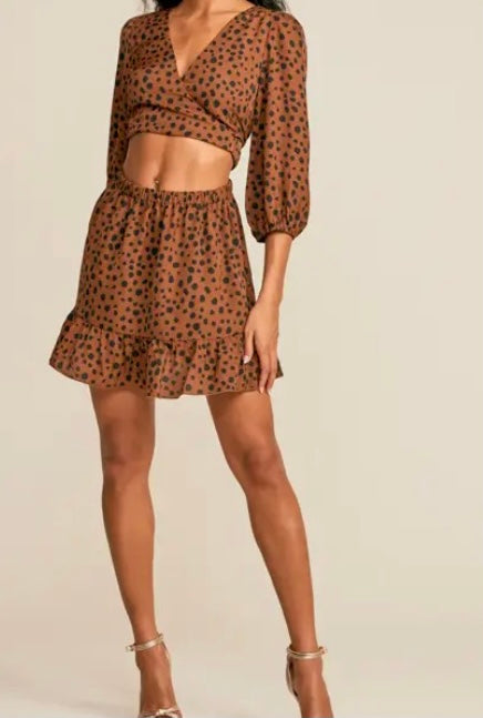 Melina Cutout Mini Dress BOGO free