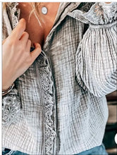 Load image into Gallery viewer, DAKOTA LACE DETAIL BLOUSE bogo free
