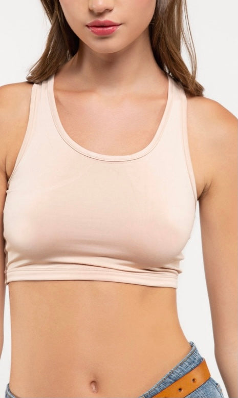 RACER BACK SPORTS BRA AVAILABLE IN 3 COLORS BOGO free