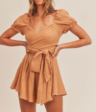 Load image into Gallery viewer, JENNA PUFF SLEEVE CUT OUT ROMPER BOGO free
