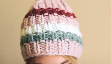 Load image into Gallery viewer, STRIPED POM BEANIE HAT BOGO Free
